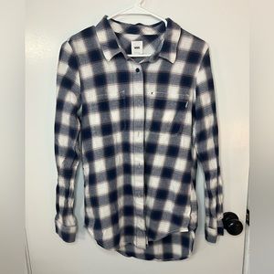 Vans button up flannel